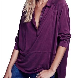 Free People Hi-Lo Blouse